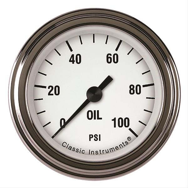 Classic Instruments White Hot Series Gauges WH181SLF