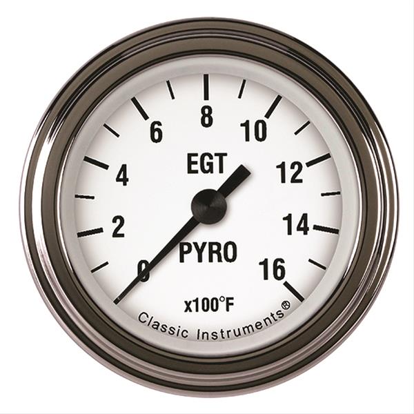 Classic Instruments White Hot Series Gauges WH198SLF