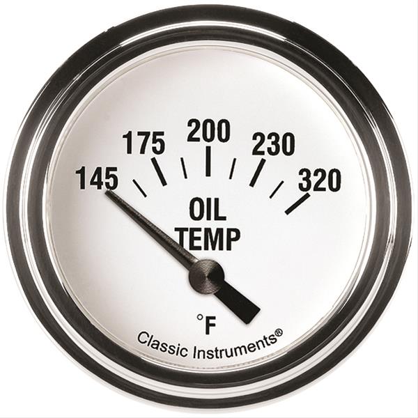 Classic Instruments White Hot Series Gauges WH228SLF