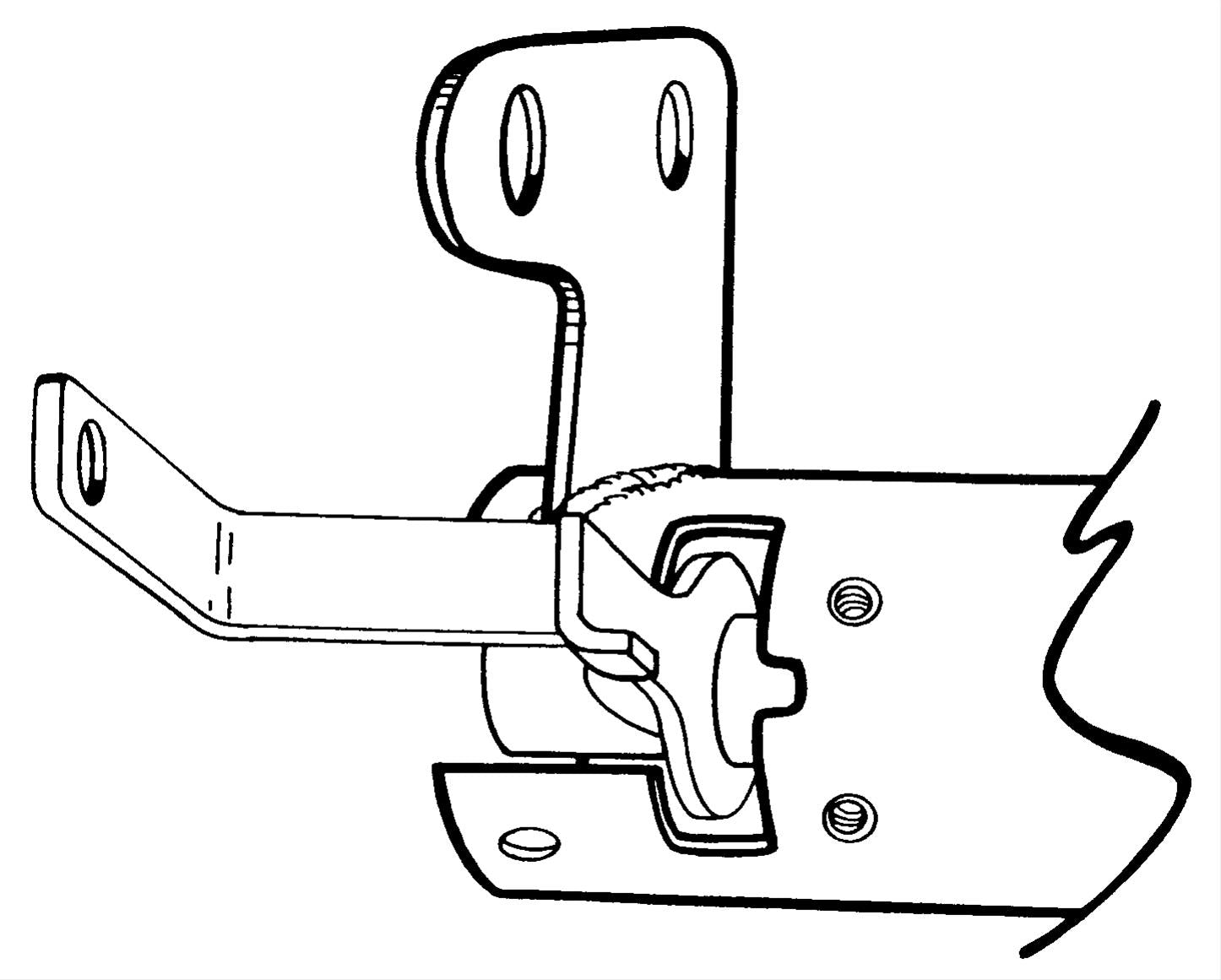 Classic Performance Original Steering Column Conversion Mounting Brackets 5557OSCB