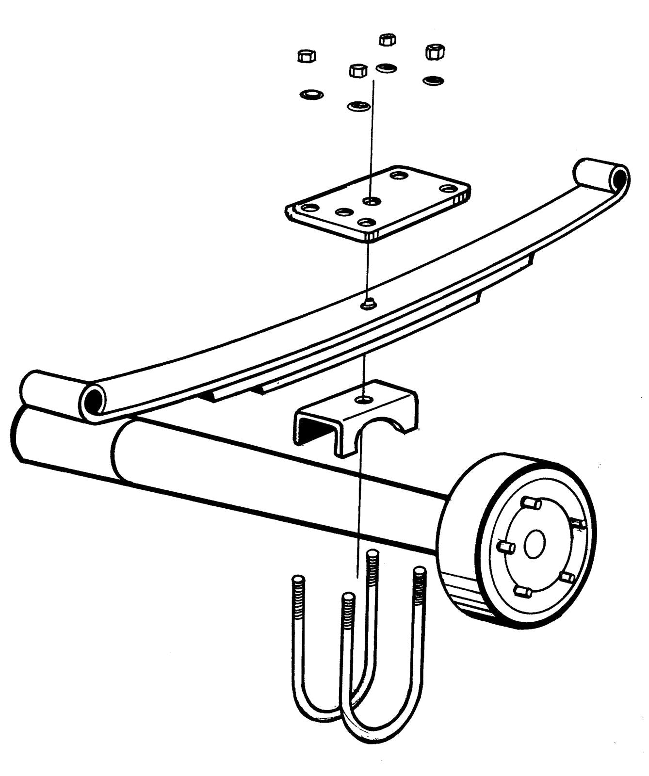 Classic Performance Leaf Spring Conversion Kits 5559RCK