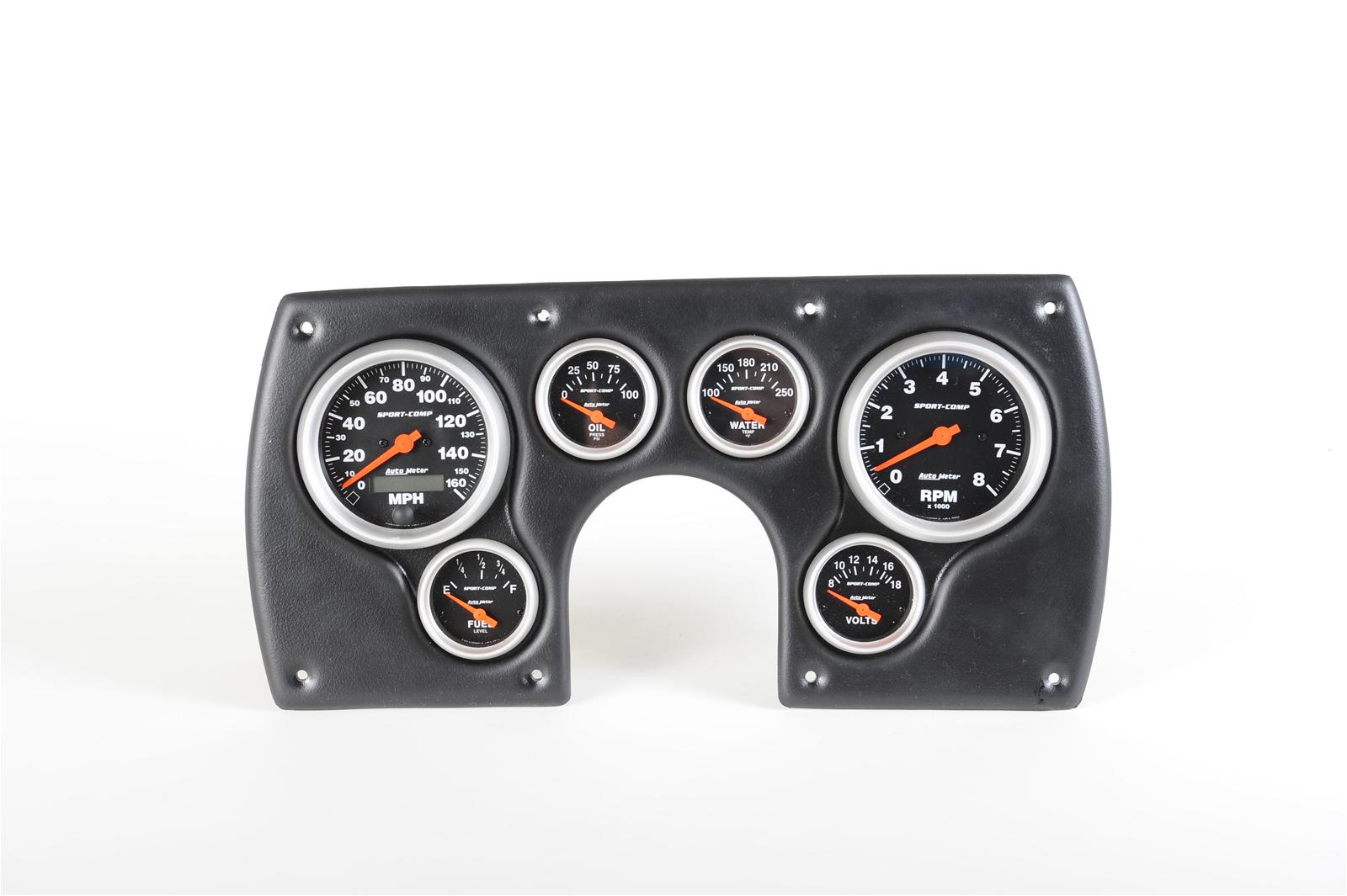 Classic Thunder Road Instrument Panels with AutoMeter Gauges 101820211
