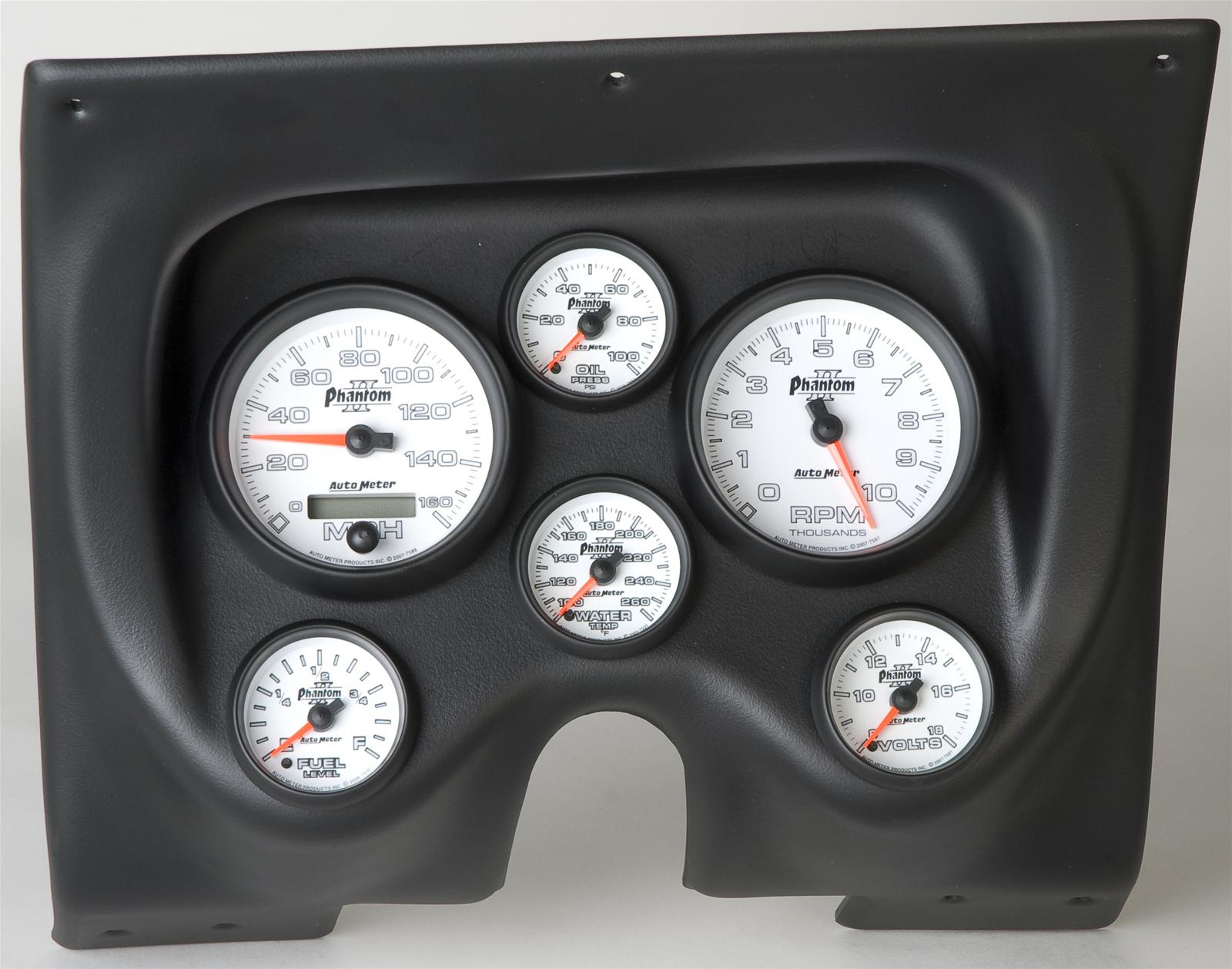 Classic Thunder Road Instrument Panels with AutoMeter Gauges 410671111