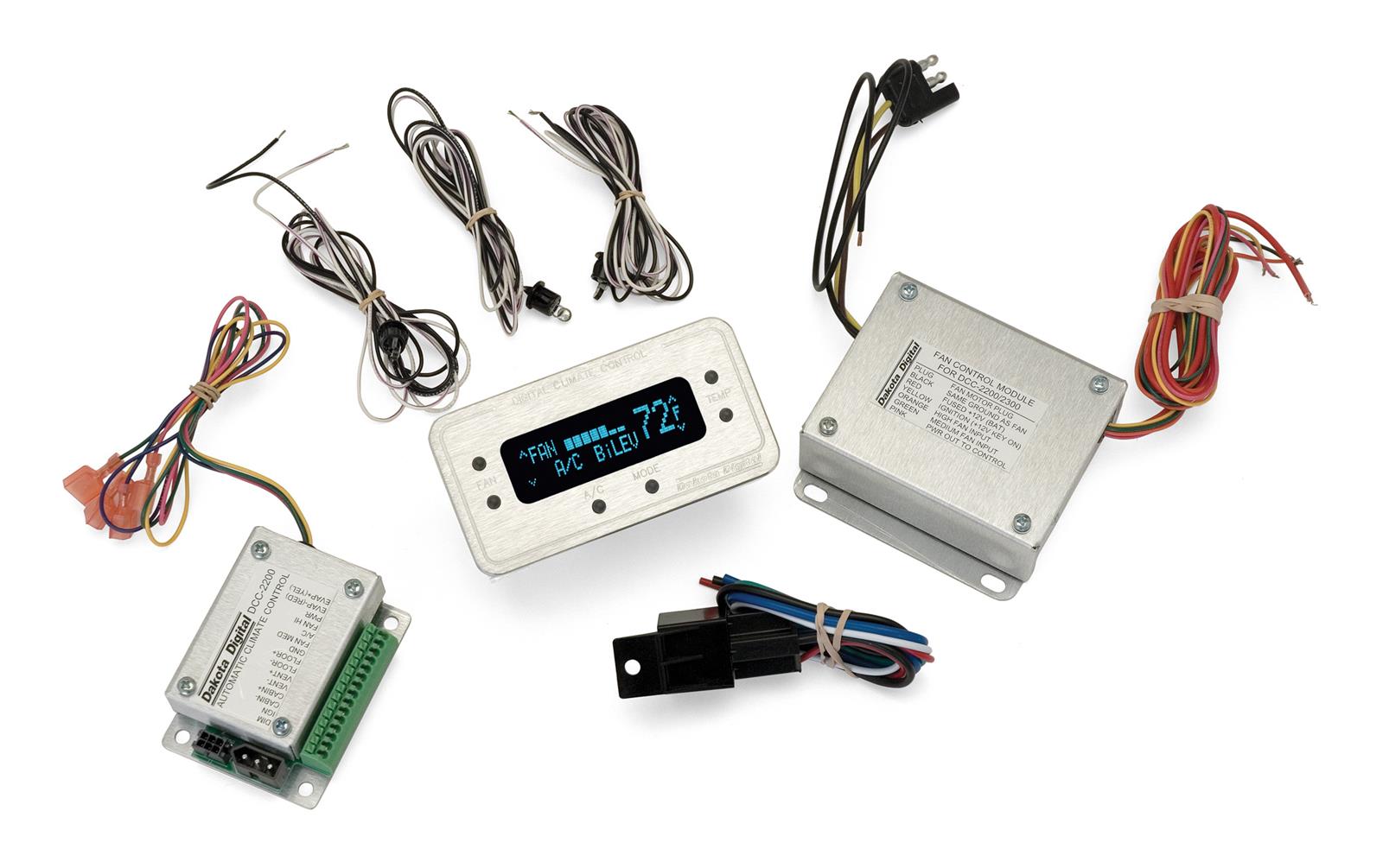 Dakota Digital Gen-II Digital Climate Control Systems DCC-2200-S-T