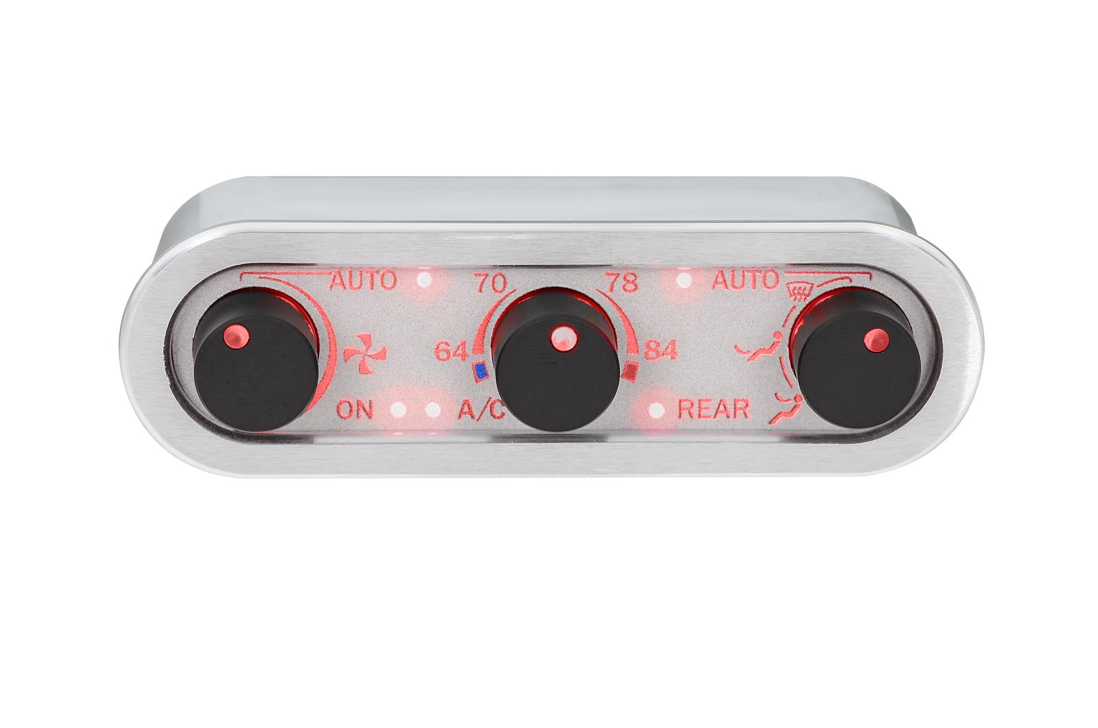 Dakota Digital Gen-IV VHX Three Knob Climate Control Systems DCC-3000HS-K-W