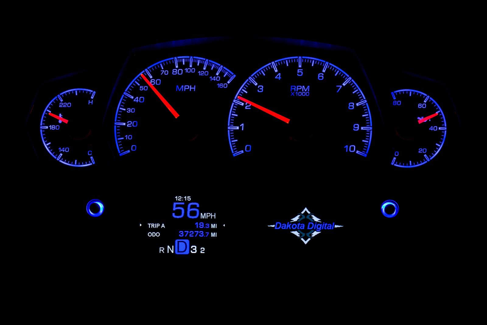 Dakota Digital HDX Series Universal Competition Analog Gauge Kits HDX-2100-S