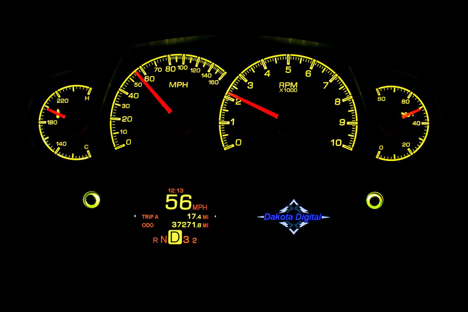 Dakota Digital HDX Series Universal Competition Analog Gauge Kits HDX-2100-K