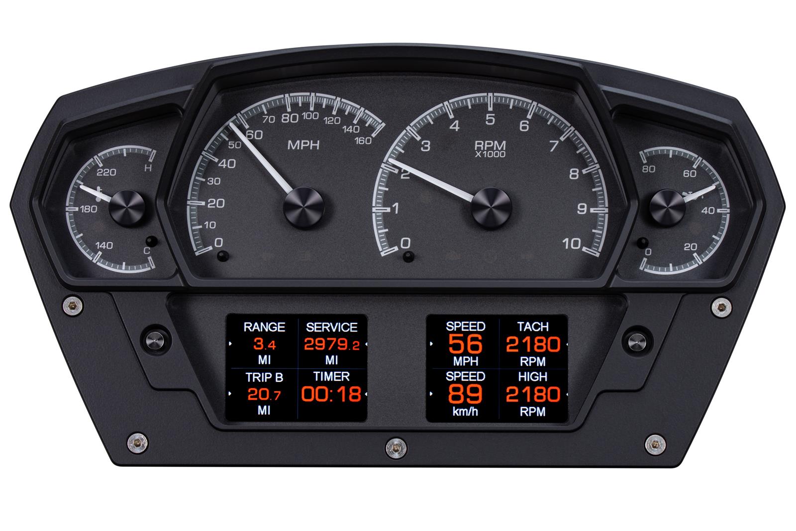 Dakota Digital HDX Series Universal Competition Analog Gauge Kits HDX-2100-K