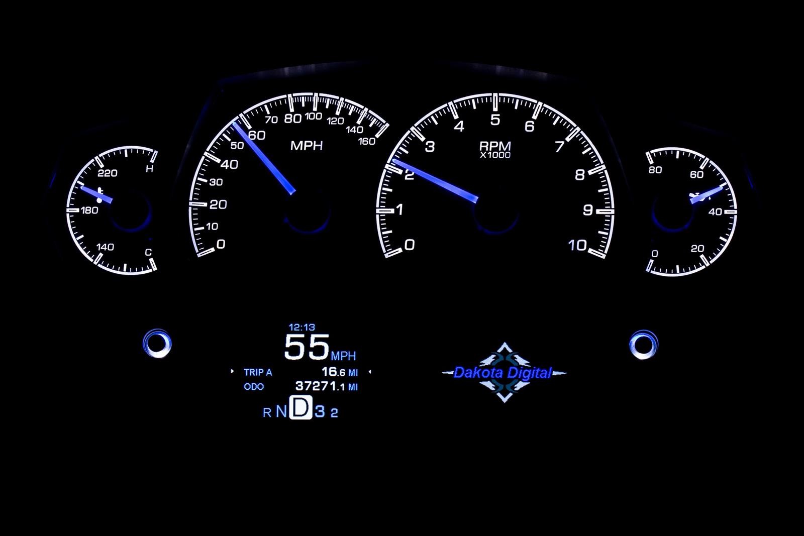 Dakota Digital HDX Series Universal Competition Analog Gauge Kits HDX-2100-S