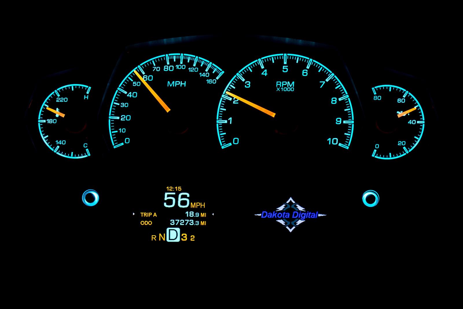 Dakota Digital HDX Series Universal Competition Analog Gauge Kits HDX-2100-K