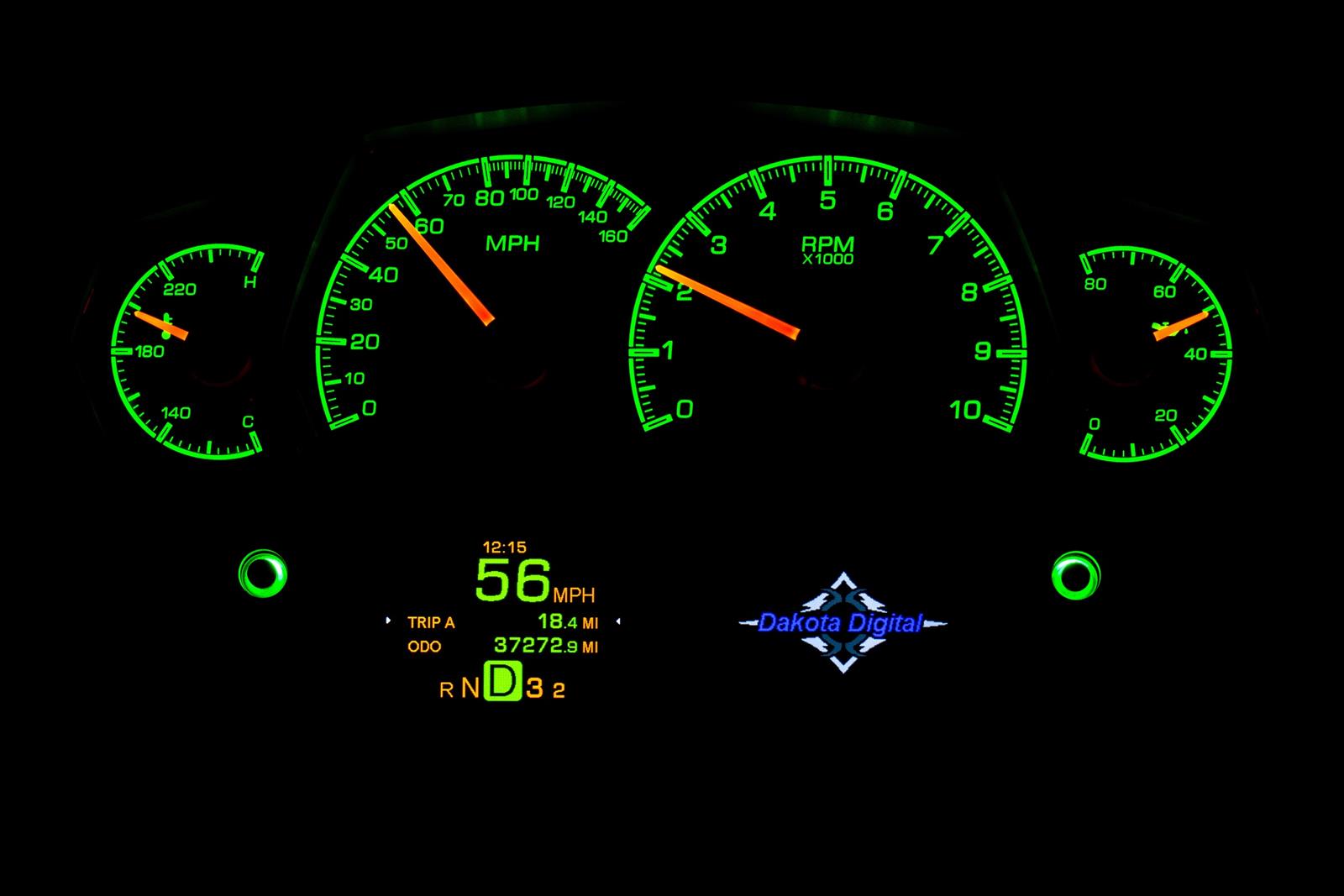 Dakota Digital HDX Series Universal Competition Analog Gauge Kits HDX-2100-S