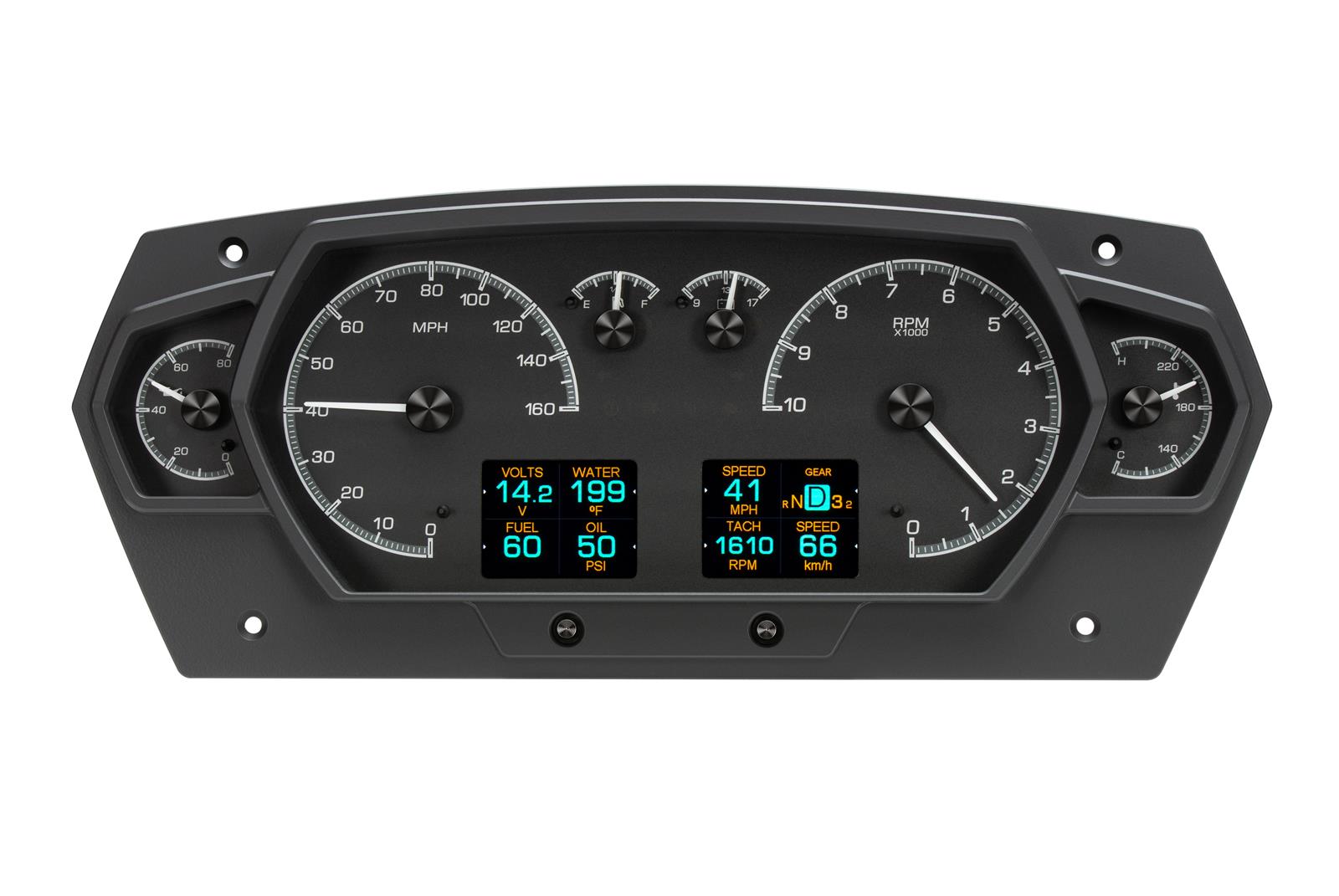 Dakota Digital HDX Series Universal Competition Analog Gauge Kits HDX-2200-K