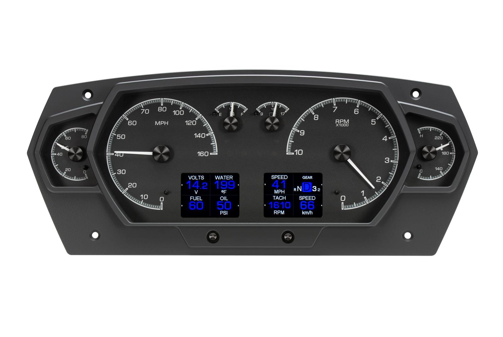 Dakota Digital HDX Series Universal Competition Analog Gauge Kits HDX-2200-K