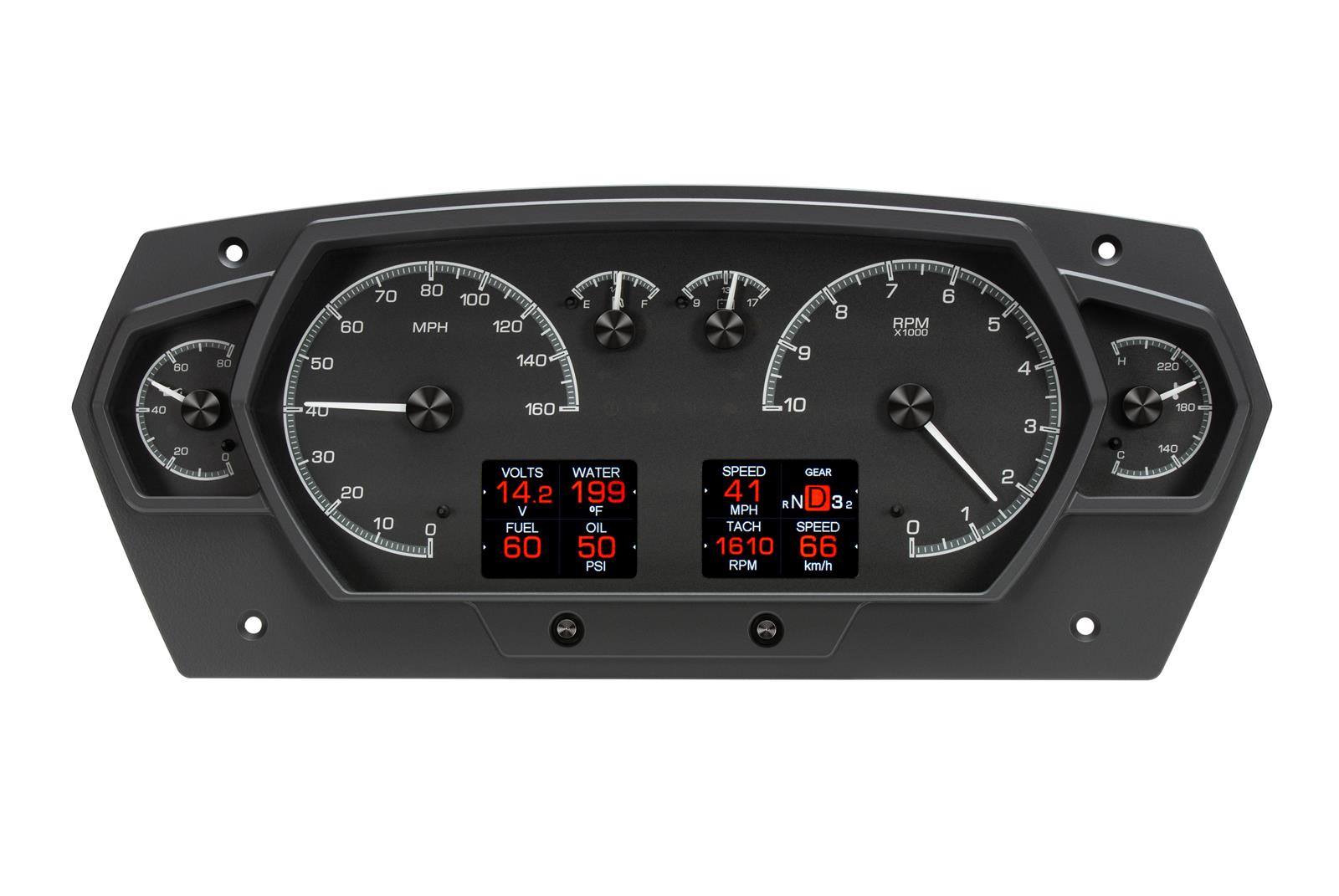 Dakota Digital HDX Series Universal Competition Analog Gauge Kits HDX-2200-K