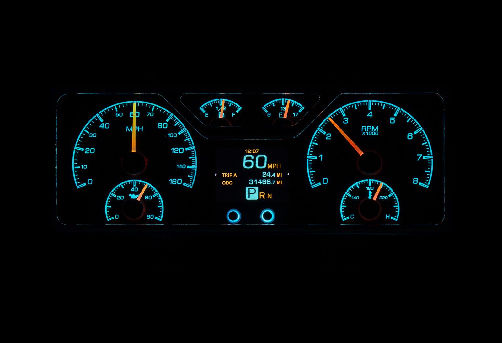 Dakota Digital HDX Direct-Fit Analog Gauge Systems HDX-40F-K