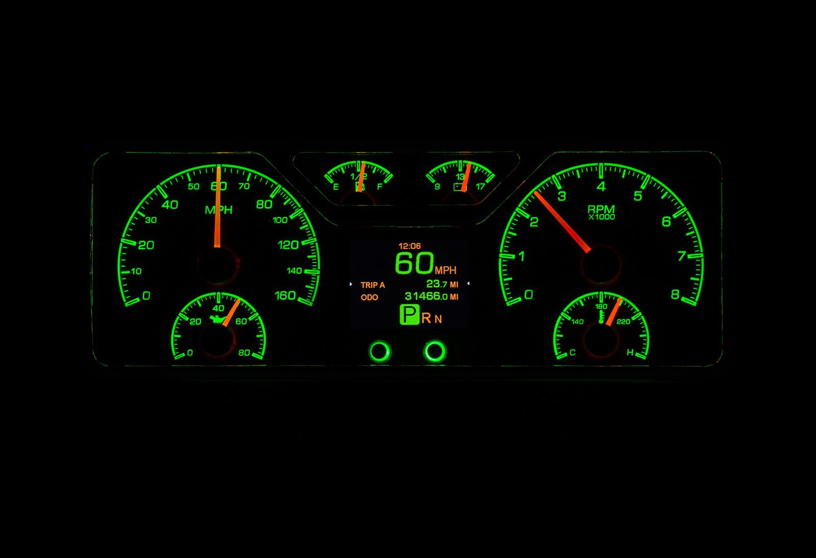 Dakota Digital HDX Direct-Fit Analog Gauge Systems HDX-40F-S