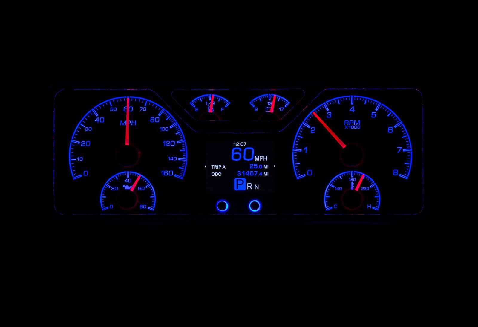 Dakota Digital HDX Direct-Fit Analog Gauge Systems HDX-40F-S