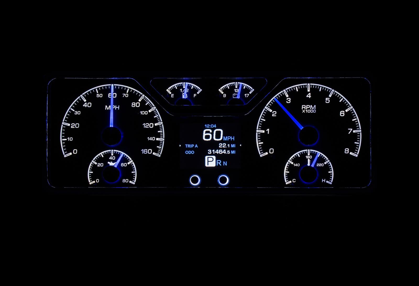 Dakota Digital HDX Direct-Fit Analog Gauge Systems HDX-40F-S