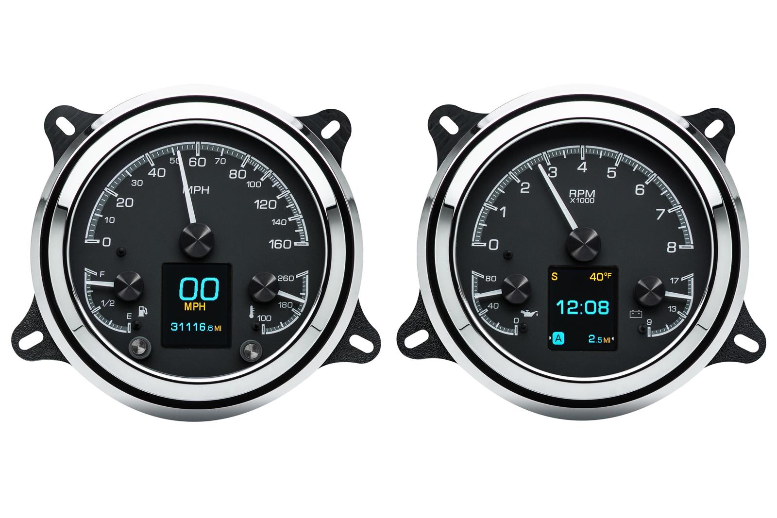 Dakota Digital HDX Direct-Fit Analog Gauge Systems HDX-47C-PU-K