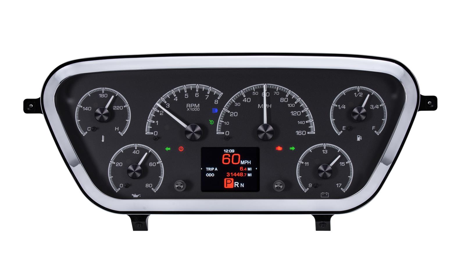 Dakota Digital HDX Direct-Fit Analog Gauge Systems HDX-53F-PU-K