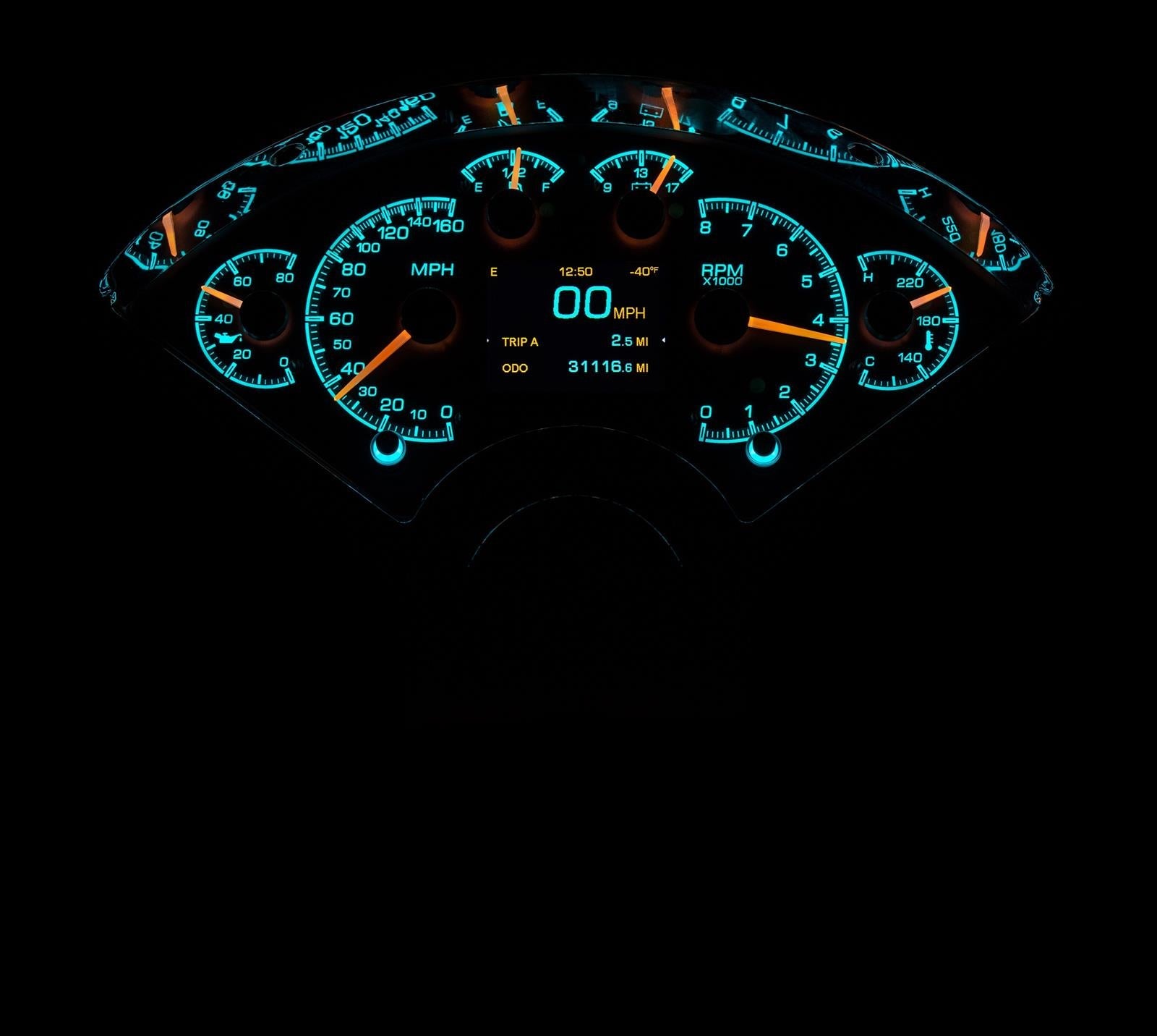 Dakota Digital HDX Direct-Fit Analog Gauge Systems HDX-55C-K