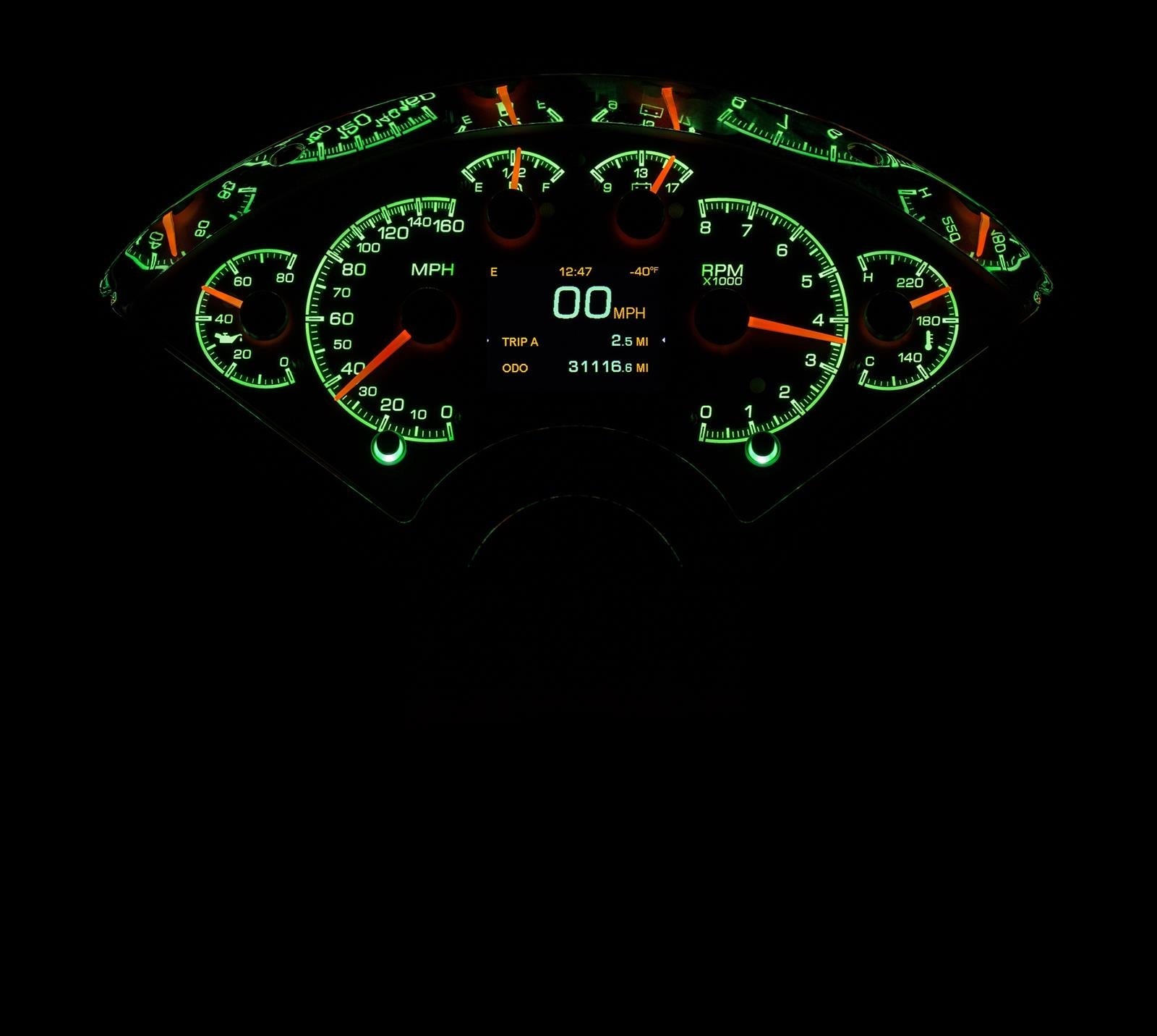 Dakota Digital HDX Direct-Fit Analog Gauge Systems HDX-55C-S