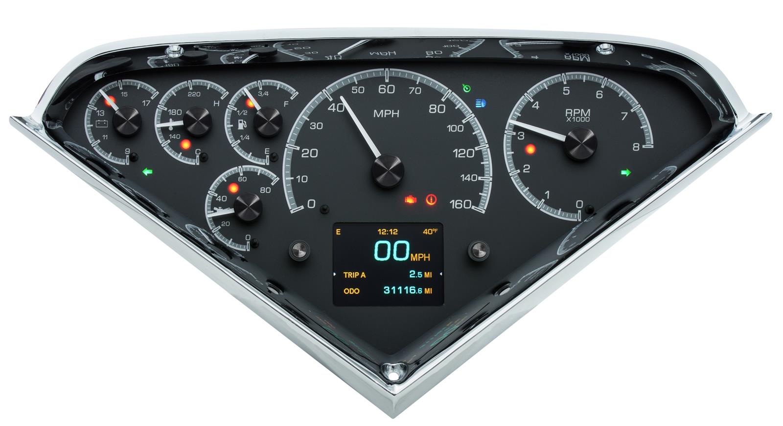 Dakota Digital HDX Direct-Fit Analog Gauge Systems HDX-55C-PU-K