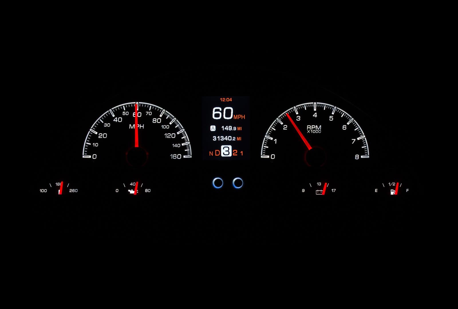 Dakota Digital HDX Direct-Fit Analog Gauge Systems HDX-56F-PU-K