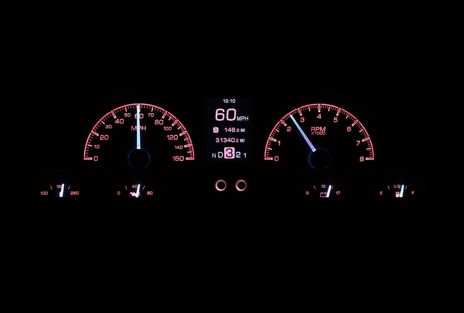 Dakota Digital HDX Direct-Fit Analog Gauge Systems HDX-56F-PU-K