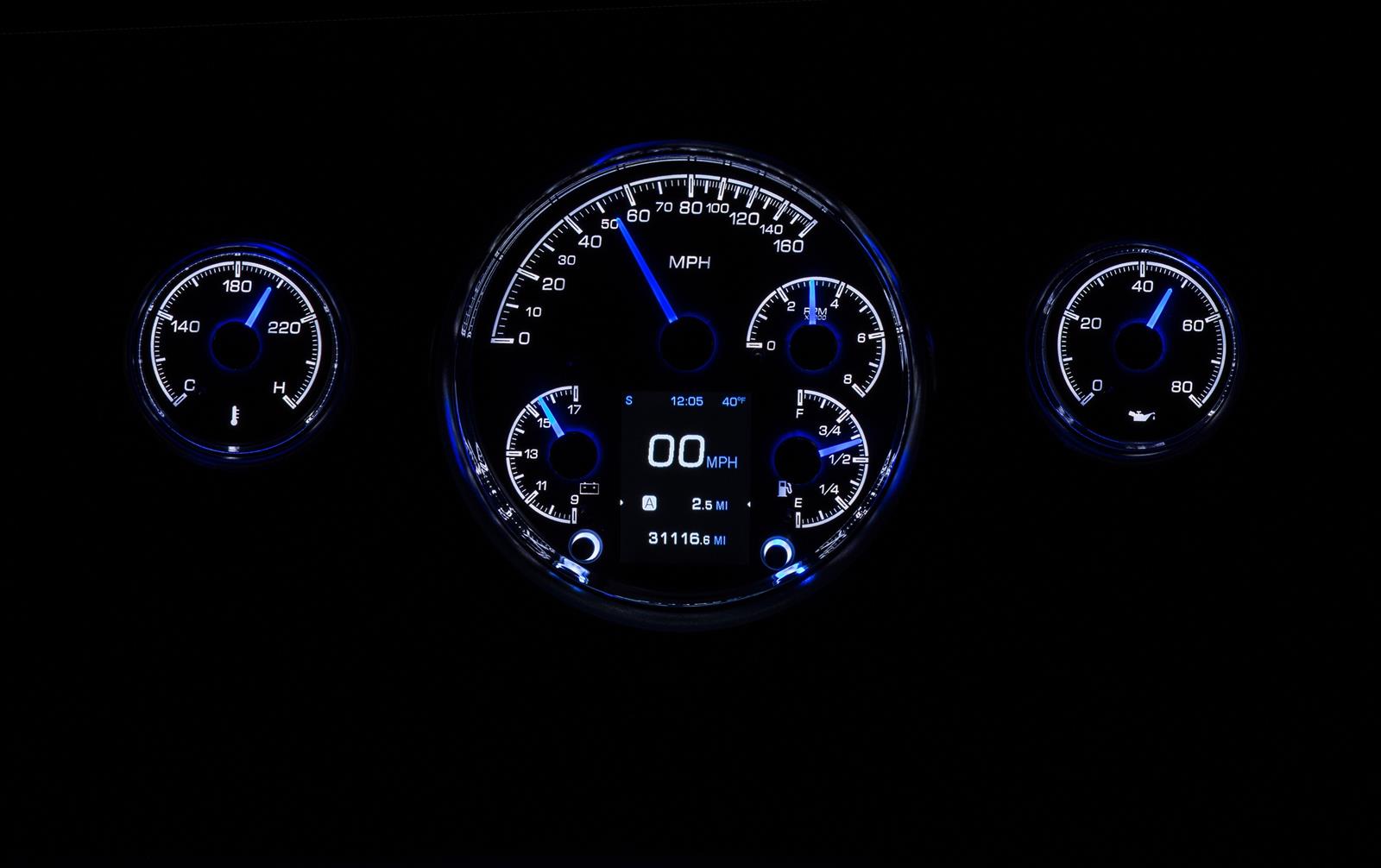 Dakota Digital HDX Direct-Fit Analog Gauge Systems HDX-57C-S