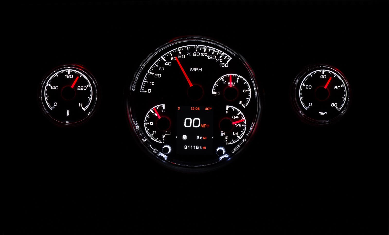 Dakota Digital HDX Direct-Fit Analog Gauge Systems HDX-57C-S