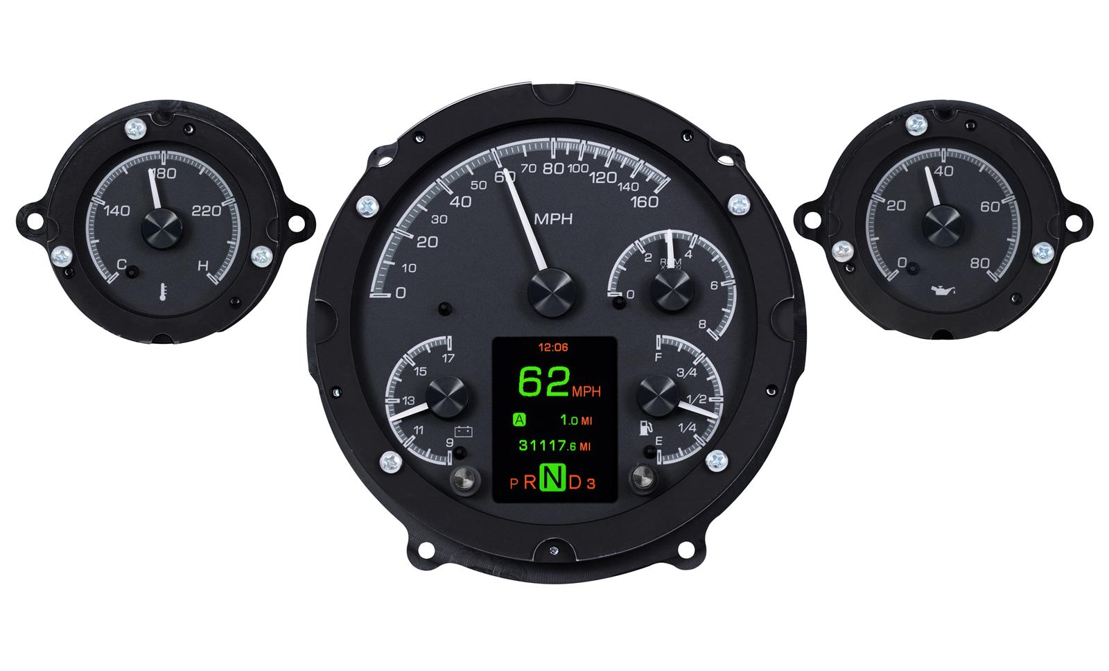 Dakota Digital HDX Direct-Fit Analog Gauge Systems HDX-57C-K