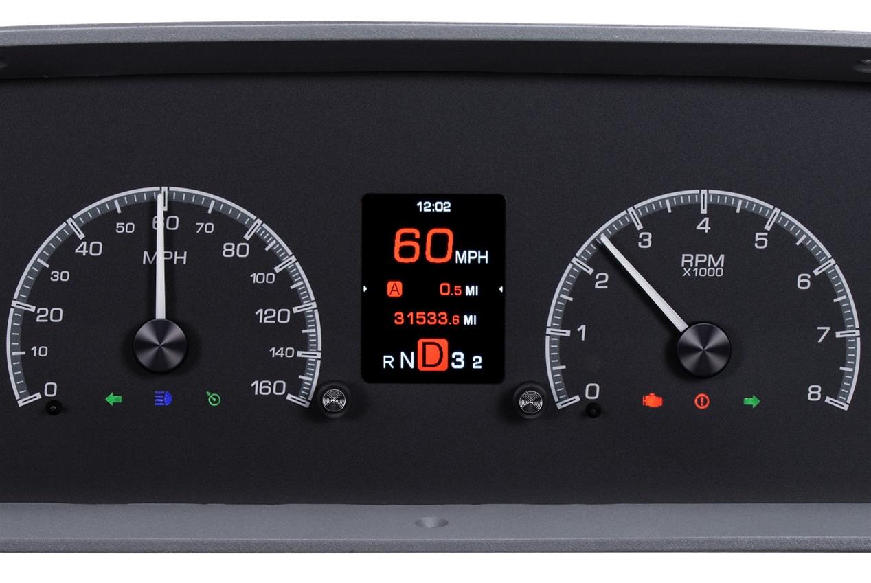 Dakota Digital HDX Direct-Fit Analog Gauge Systems HDX-60C-PU-K