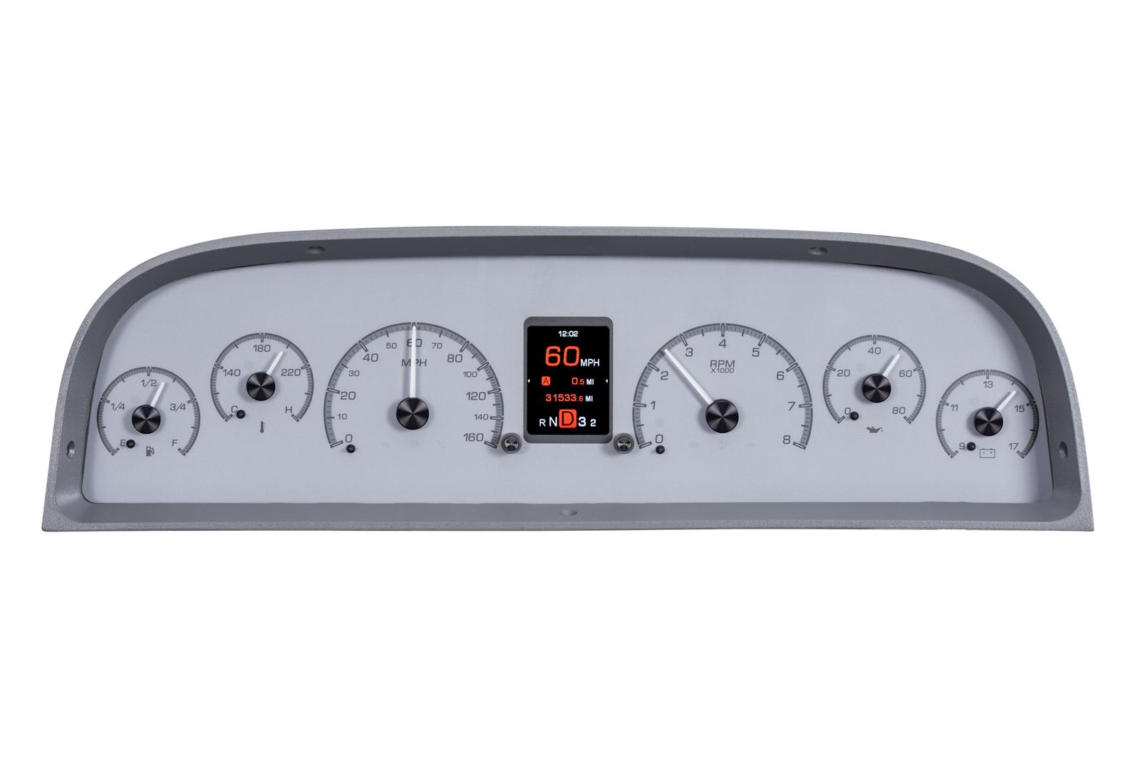 Dakota Digital HDX Direct-Fit Analog Gauge Systems HDX-60C-PU-S