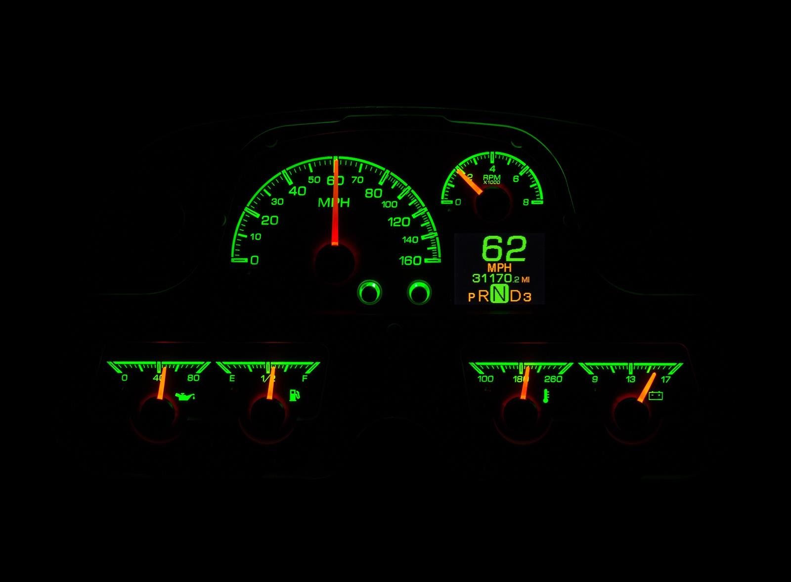 Dakota Digital HDX Direct-Fit Analog Gauge Systems HDX-62T-FJ-S