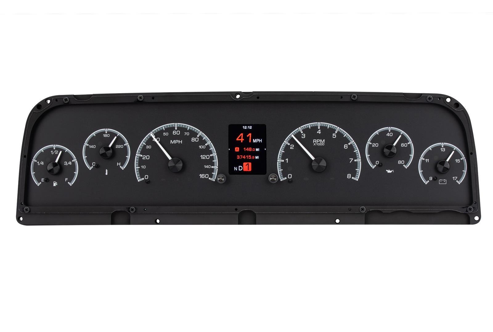 Dakota Digital HDX Direct-Fit Analog Gauge Systems HDX-64C-PU-K