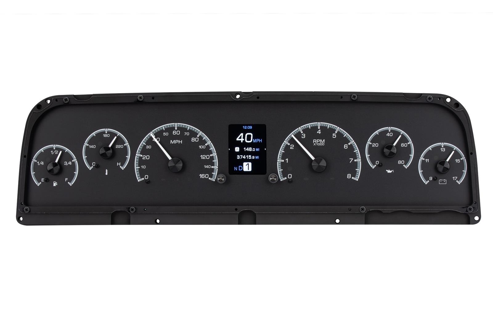Dakota Digital HDX Direct-Fit Analog Gauge Systems HDX-64C-PU-K