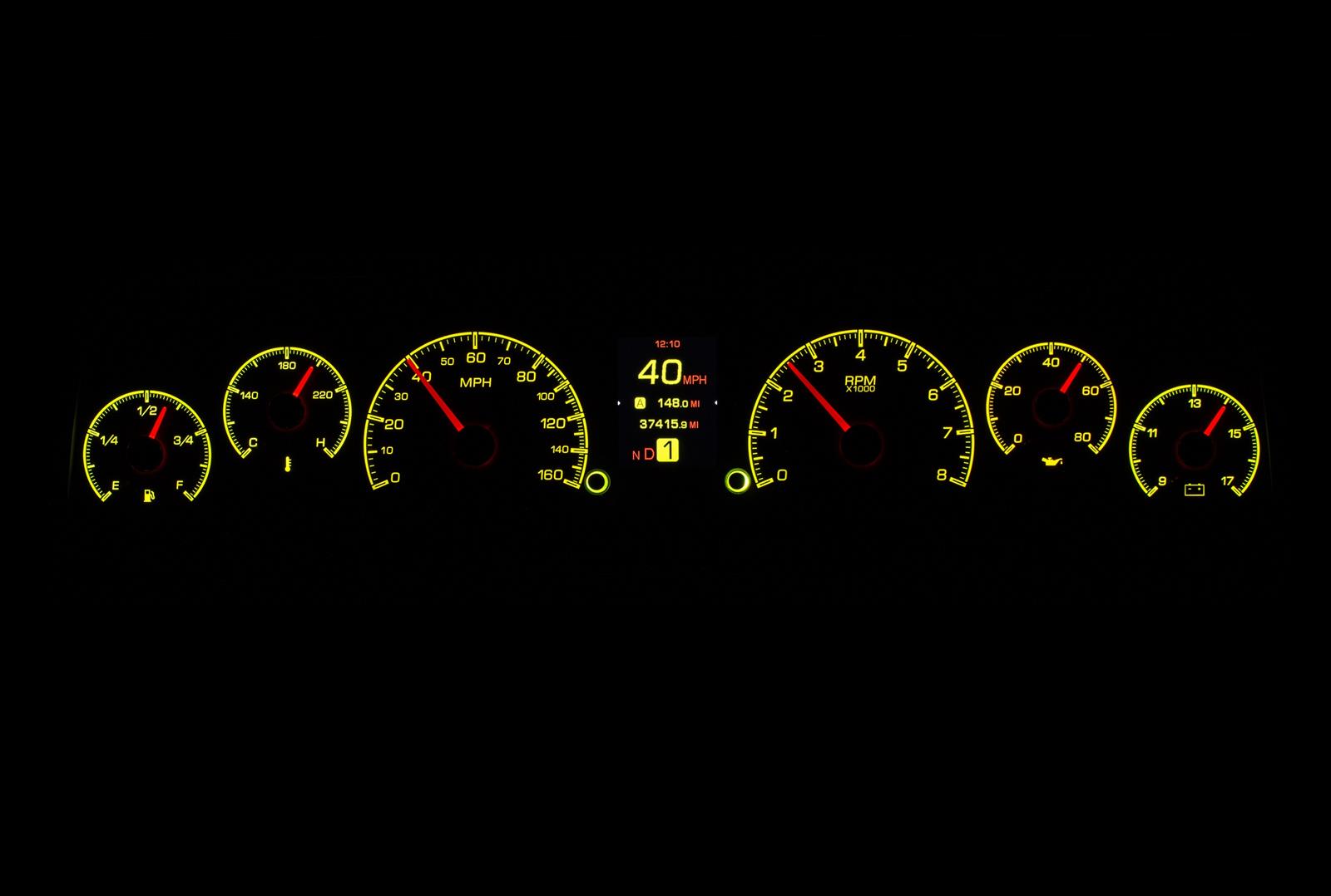 Dakota Digital HDX Direct-Fit Analog Gauge Systems HDX-64C-PU-K