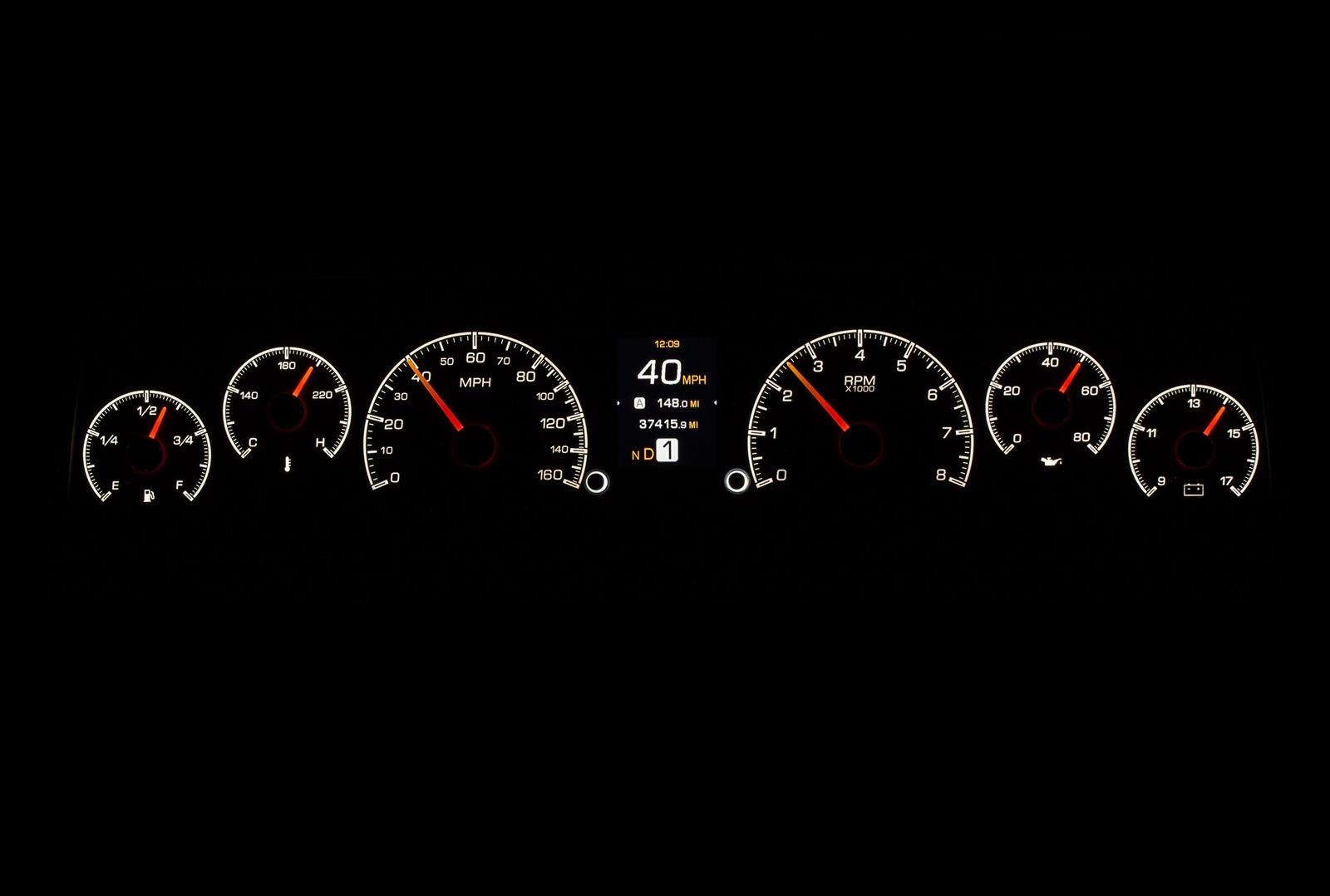 Dakota Digital HDX Direct-Fit Analog Gauge Systems HDX-64C-PU-K