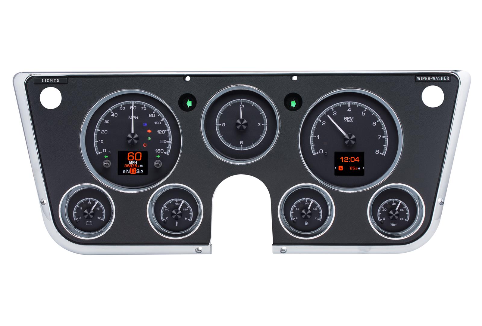 Dakota Digital HDX Direct-Fit Analog Gauge Systems HDX-67C-PU-K