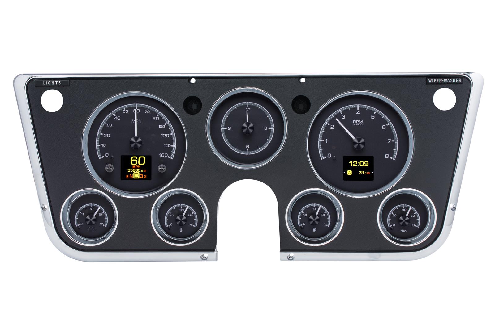 Dakota Digital HDX Direct-Fit Analog Gauge Systems HDX-67C-PU-K