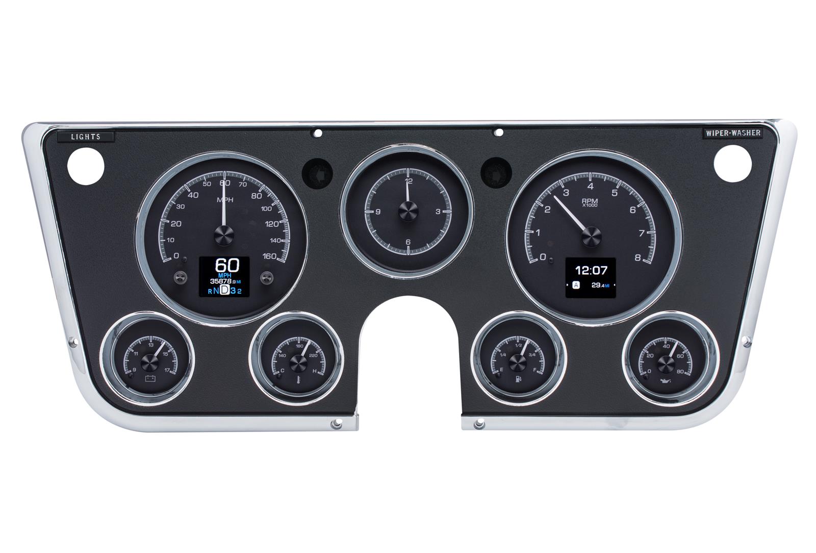 Dakota Digital HDX Direct-Fit Analog Gauge Systems HDX-67C-PU-K