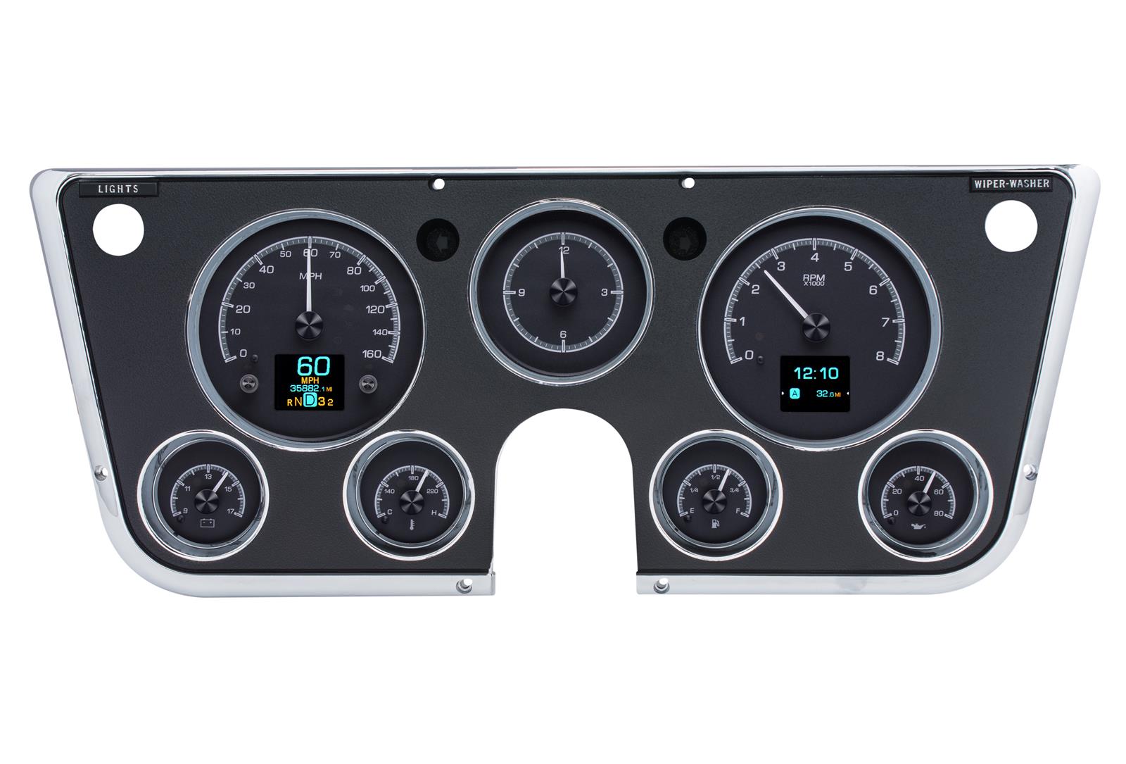 Dakota Digital HDX Direct-Fit Analog Gauge Systems HDX-67C-PU-K