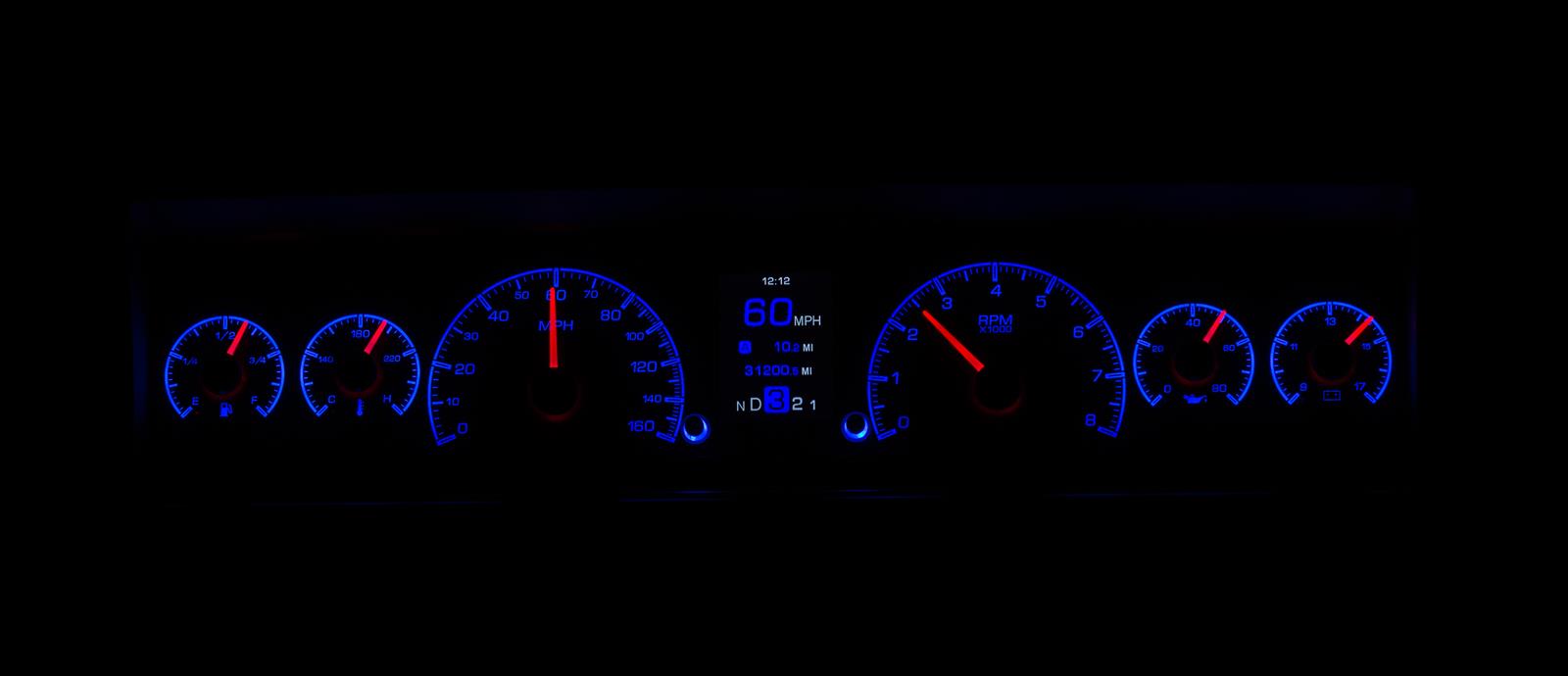 Dakota Digital Gauges HDX-69C-NOV-S