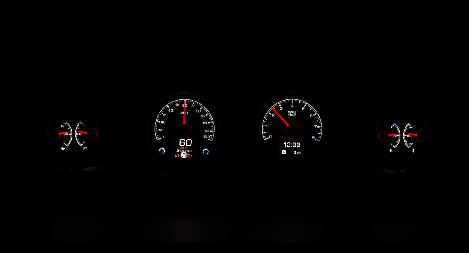 Dakota Digital HDX Direct-Fit Analog Gauge Systems HDX-69F-MUS-K