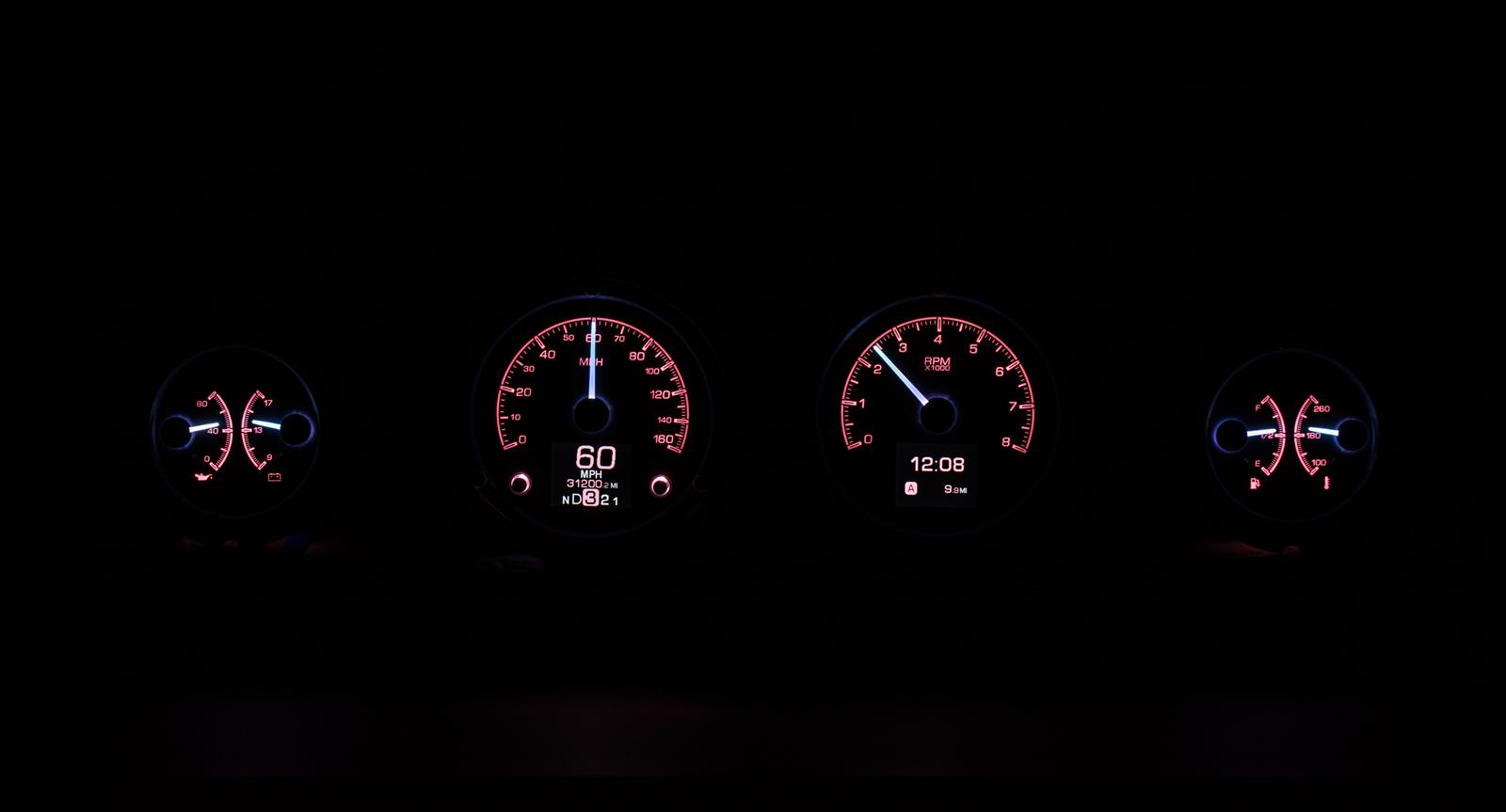 Dakota Digital HDX Direct-Fit Analog Gauge Systems HDX-69F-MUS-S