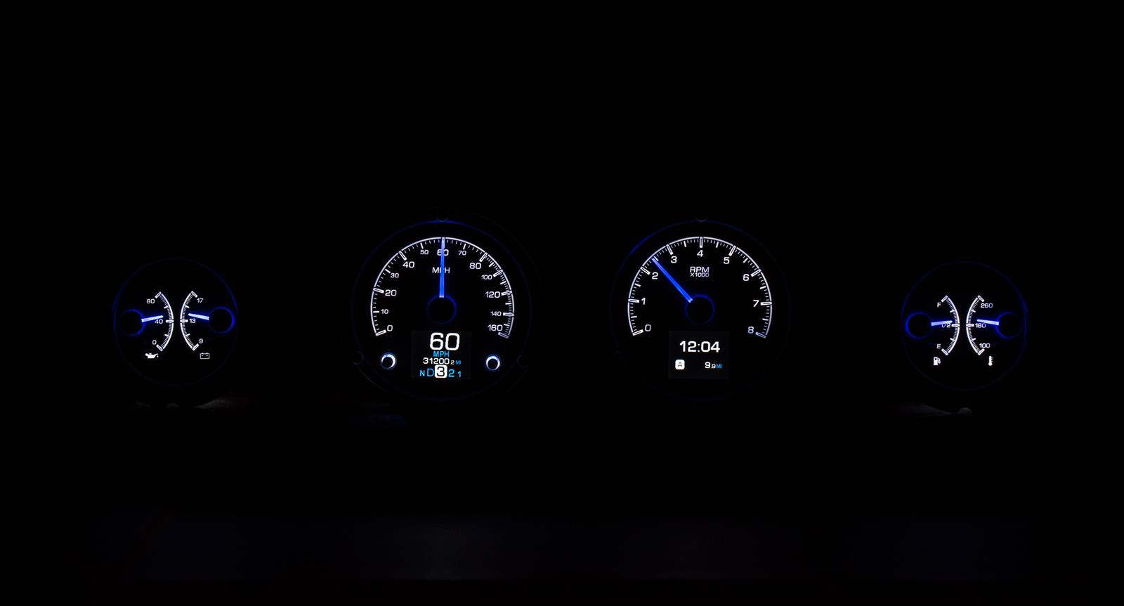 Dakota Digital HDX Direct-Fit Analog Gauge Systems HDX-69F-MUS-K