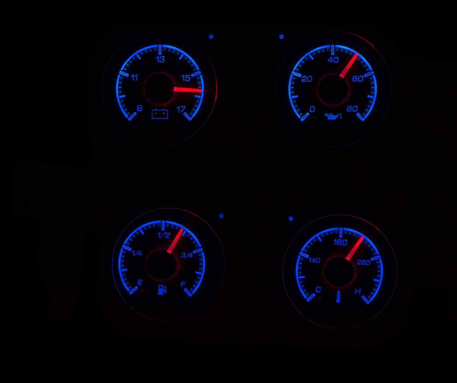 Dakota Digital HDX Direct-Fit Analog Gauge Systems HDX-73C-PU-K