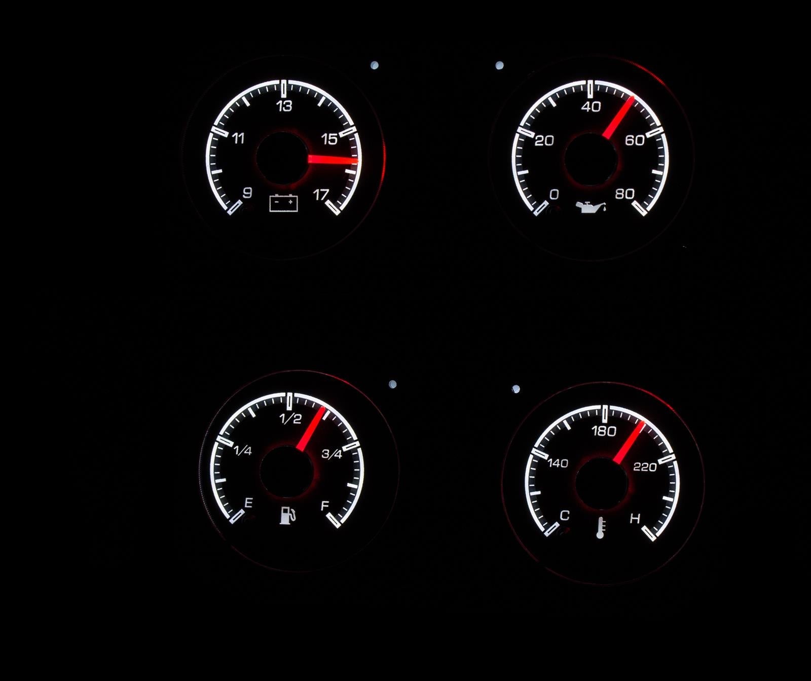 Dakota Digital HDX Direct-Fit Analog Gauge Systems HDX-73C-PU-K