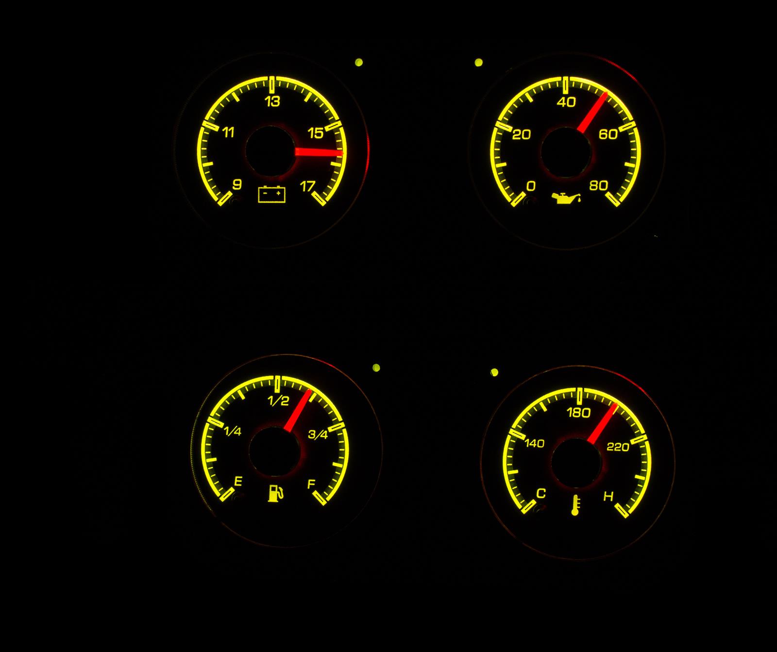 Dakota Digital HDX Direct-Fit Analog Gauge Systems HDX-73C-PU-K